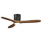 Arte confort Ventilador de techo Dasko (Negro, 132 cm, 33 W, Blanco cálido) | BAUHAUS