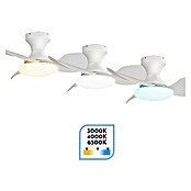 Arte confort Ventilador de techo Zeilo (Blanco, 79 cm, 30 W, Blanco cálido) | BAUHAUS