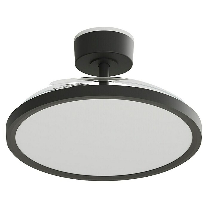 Arte confort Ventilador de techo Vetra M (Negro, 107 cm, 29,8 W, Blanco cálido) | BAUHAUS