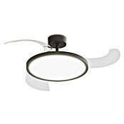 Arte confort Ventilador de techo Vetra M (Negro, 107 cm, 29,8 W, Blanco cálido) | BAUHAUS