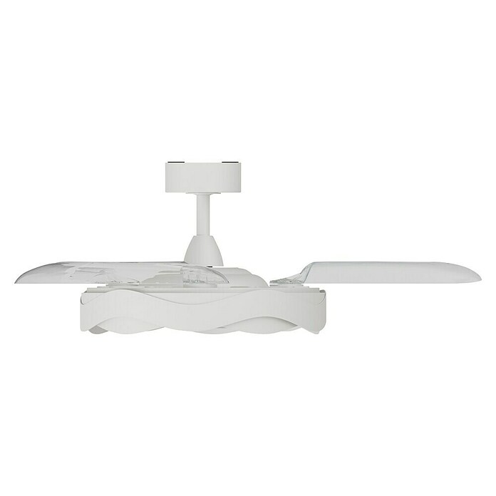 Arte confort Ventilador de techo Yeron M (Blanco, 107 cm, 29,3 W, Blanco cálido) | BAUHAUS