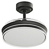 Arte confort Ventilador de techo Tivar S (Negro, 91 cm, 30 W, Blanco cálido) | BAUHAUS