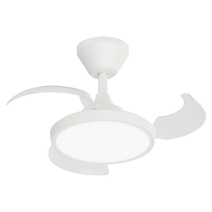 Arte confort Ventilador de techo Nuna XS (Blanco, 71 cm, 30 W, Blanco cálido) | BAUHAUS