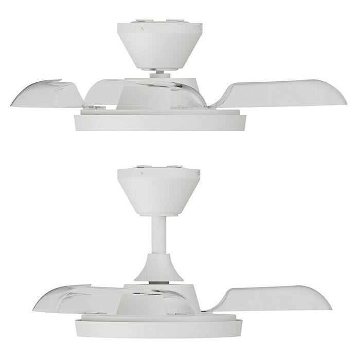 Arte confort Ventilador de techo Nuna XS (Blanco, 71 cm, 30 W, Blanco cálido) | BAUHAUS