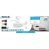 Arte confort Ventilador de techo Nuna XS (Blanco, 71 cm, 30 W, Blanco cálido) | BAUHAUS