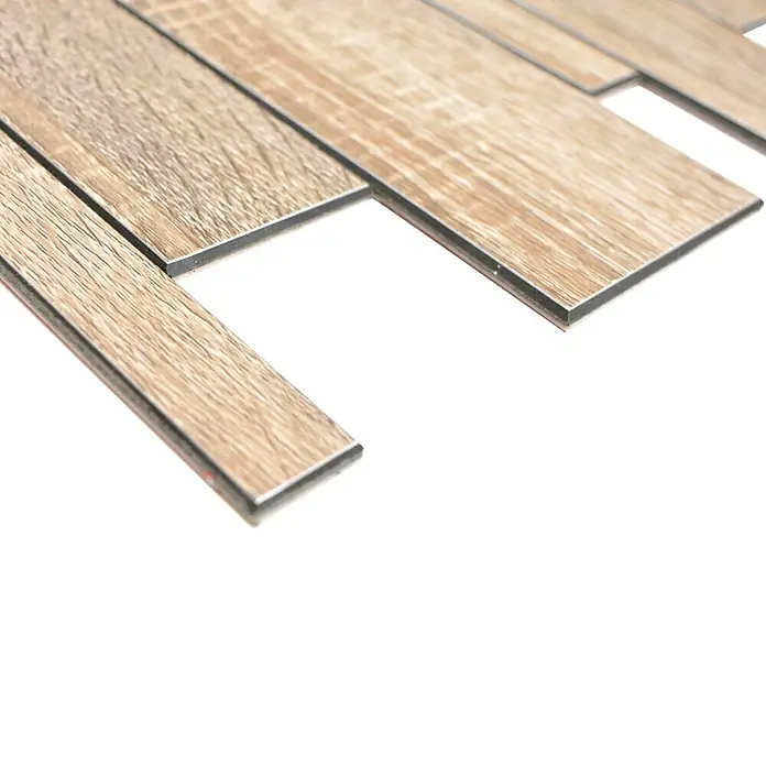 Selbstklebemosaik SAM 4GV57WGS - 30 x 30 cm, Grau, Matt - Detailaufnahme