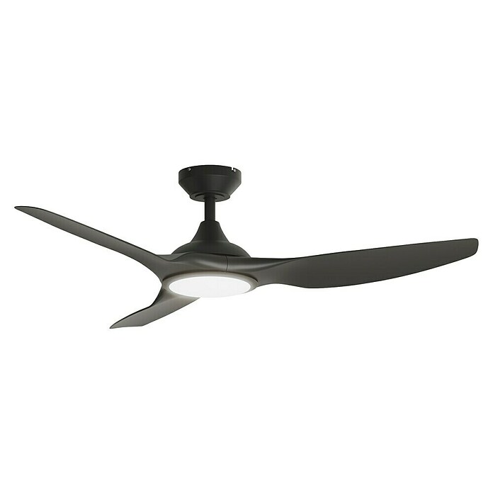 Arte confort Ventilador de techo Velez (Negro, 132 cm, 35 W, Blanco neutro) | BAUHAUS