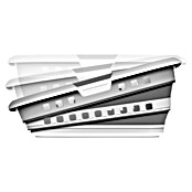 Wäschekorb faltbar (L x B x H: 61,5 x 45 x 27,8 cm, Blau / Grau, 45 l) | BAUHAUS