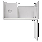 Camargue Faro Mini Waschtischunterschrank (29 x 55 x 55 cm, Bewegungsmelder mit LED-Beleuchtung, Weiß)