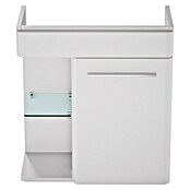 Camargue Faro Mini Waschtischunterschrank (29 x 55 x 55 cm, Bewegungsmelder mit LED-Beleuchtung, Weiß)