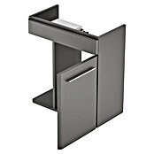 Camargue Faro Mini Waschtischunterschrank (29 x 55 x 55 cm, Bewegungsmelder mit LED-Beleuchtung, Grafit)