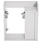 Camargue Faro Mini Waschtischunterschrank (29 x 55 x 55 cm, Bewegungsmelder mit LED-Beleuchtung, Weiß)