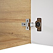 Camargue Faro Mini Waschtischunterschrank (29 x 55 x 55 cm, Bewegungsmelder mit LED-Beleuchtung, Berg Eiche)