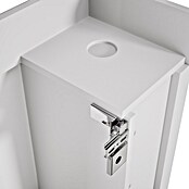 Camargue Faro Mini Waschtischunterschrank (29 x 55 x 55 cm, Bewegungsmelder mit LED-Beleuchtung, Weiß)