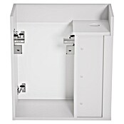 Camargue Faro Mini Waschtischunterschrank (29 x 55 x 55 cm, Bewegungsmelder mit LED-Beleuchtung, Weiß)