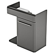 Camargue Faro Mini Waschtischunterschrank (29 x 55 x 55 cm, Bewegungsmelder mit LED-Beleuchtung, Grafit)