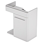 Camargue Faro Mini Waschtischunterschrank (29 x 55 x 55 cm, Bewegungsmelder mit LED-Beleuchtung, Weiß)