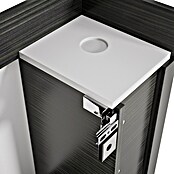 Camargue Faro Mini Waschtischunterschrank (29 x 55 x 55 cm, Bewegungsmelder mit LED-Beleuchtung, Darkoak)