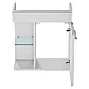 Camargue Faro Mini Waschtischunterschrank (29 x 55 x 55 cm, Bewegungsmelder mit LED-Beleuchtung, Weiß)
