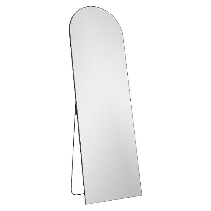 Espejo vertical de pie Arco (50 x 150 cm, Negro, Aluminio) | BAUHAUS