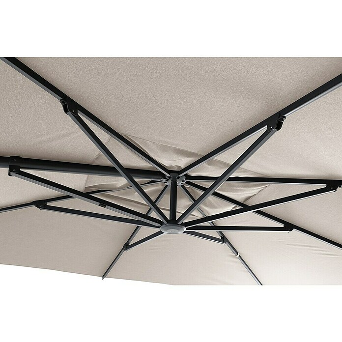 Sunfun Parasol de jardín Corfu (Crudo, L x An: 300 x 400 cm) | BAUHAUS