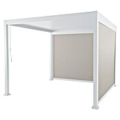 Sunfun Milos Pérgola estándar con laterales (L x An x Al: 294 x 386 x 235 cm, Aluminio, Blanco) | BAUHAUS