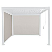 Sunfun Milos Pérgola estándar con laterales (L x An x Al: 294 x 386 x 235 cm, Aluminio, Blanco) | BAUHAUS