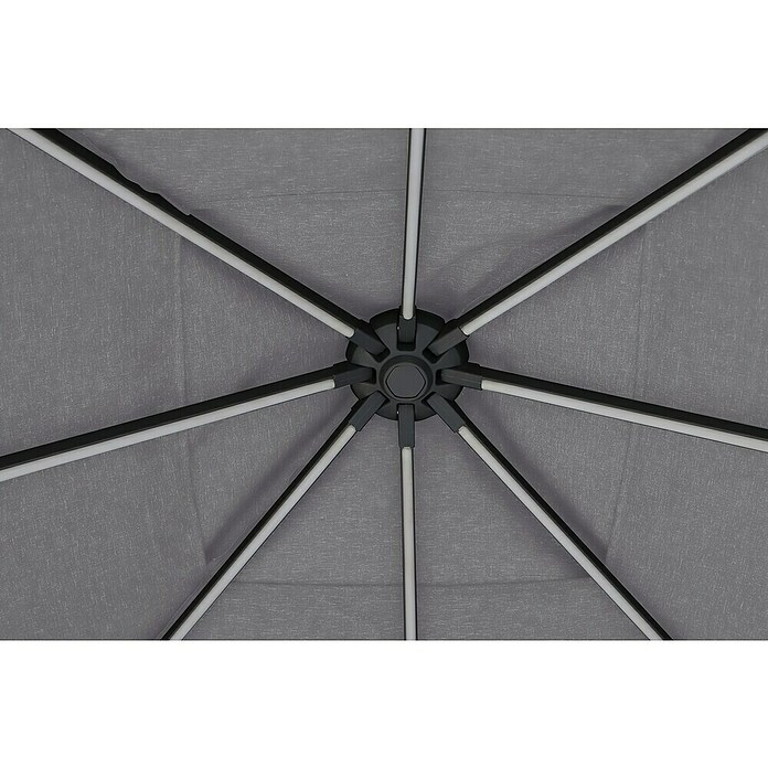 Sunfun Techo de repuesto + cortinas laterales Mauricio (An x Pr: 299 x 299 cm, Gris) | BAUHAUS