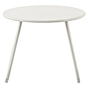 Sunfun Sarah Mesa auxiliar de jardín redonda (Ø x Al: 48 x 37,5 cm, Acero, Light greige) | BAUHAUS
