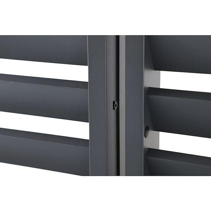 Sunfun Milos Pared lateral de pérgola (An x Al: 92 x 221,5 cm, Antracita) | BAUHAUS