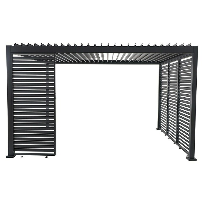 Sunfun Milos Bočna stena za paviljon  (Š x V: 92 x 221,5 cm, Antracit) | 8298 - Gartenzelte/Pavillons | ICFA - Sonnenschutz | ICF - Sonnenschutz | IC - Freizeit im Garten | I - Stadtgarten | BAUHAUS