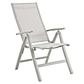 Sunfun Maja Sillón de posiciones (Aluminio, Respaldo regulable, Beige, An x Pr x Al: 61 x 68 x 110 cm) | BAUHAUS