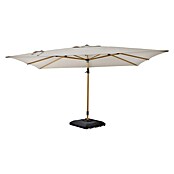 Sunfun Parasol de jardín Capri (Crudo, Dimensiones de la protección (L x An): 300 x 350 cm) | BAUHAUS