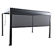 Sunfun Milos Panel lateral (An x Al: 368 x 217 cm, Antracita, Para pérgola con laterales Milos, Profundidad: 8,5 cm) | BAUHAUS