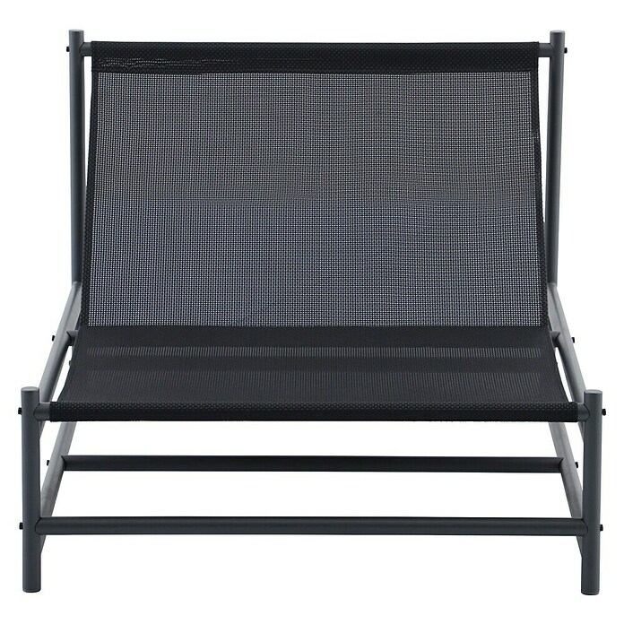 Sunfun Sillón de jardín Lumi (An x Pr x Al: 103,5 x 87 x 71,5 cm, Antracita/Gris, Textiline/Acero) | BAUHAUS