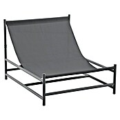 Sunfun Sillón de jardín Lumi (An x Pr x Al: 103,5 x 87 x 71,5 cm, Antracita/Gris, Textiline/Acero) | BAUHAUS