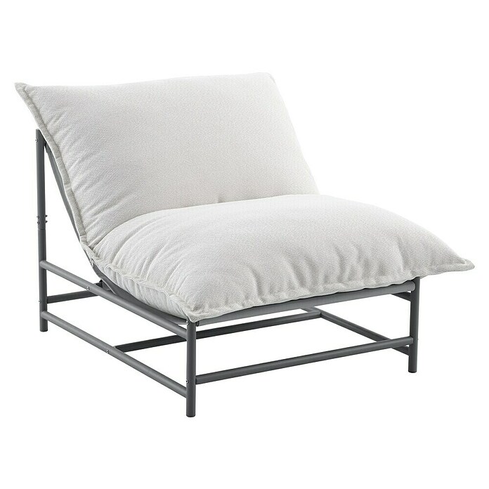 Sunfun Sillón de jardín Lumi (An x Pr x Al: 103,5 x 87 x 71,5 cm, Antracita/Gris, Textiline/Acero) | BAUHAUS
