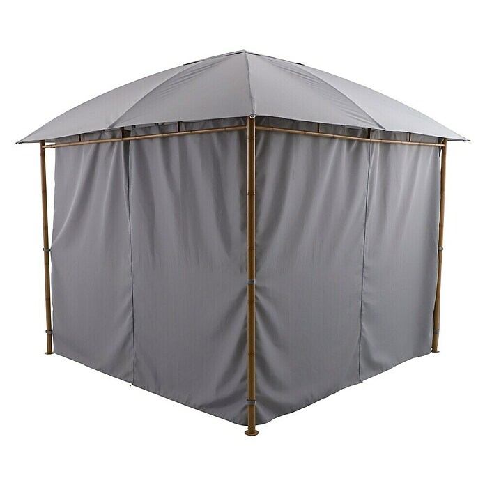 Sunfun Cortinas laterales Bali (Específico para: Sunfun Carpa con laterles Bali, An x Al: 300 x 275 cm, Gris) | BAUHAUS