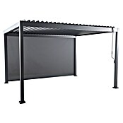 Sunfun Milos Panel lateral (An x Al: 368 x 217 cm, Antracita, Para pérgola con laterales Milos, Profundidad: 8,5 cm) | BAUHAUS