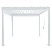 Sunfun Milos Pérgola estándar con laterales (L x An x Al: 294 x 386 x 235 cm, Aluminio, Blanco) | BAUHAUS