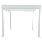 Sunfun Milos Pérgola estándar con laterales (L x An x Al: 294 x 386 x 235 cm, Aluminio, Blanco) | BAUHAUS