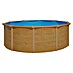 KWAD Stahlwand-Pool Steely de luxe Wood 