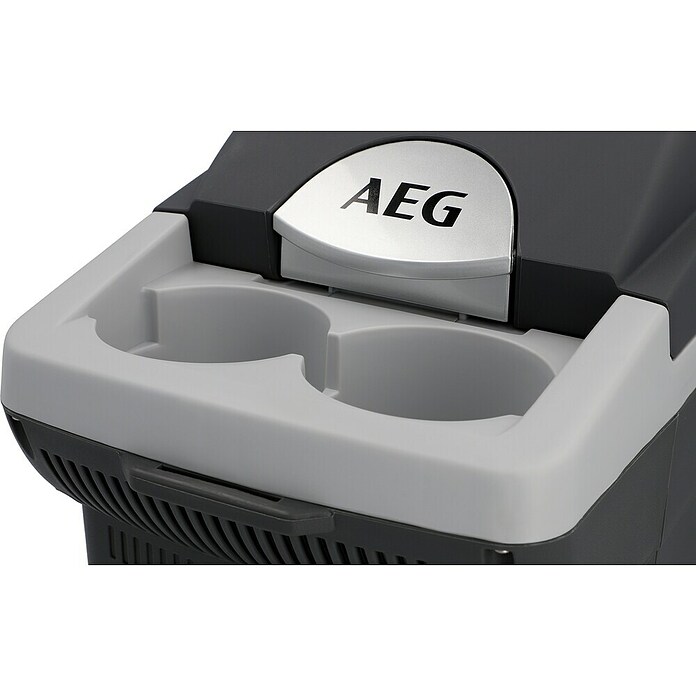 AEG Nevera de camping BK 6 (Capacidad volumétrica: 6 l, 2 soportes para bebidas, Negro) | BAUHAUS