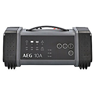 AEG Equipo cargador automático LT10 (Apto para: Baterías AGM/Gel/Plomo ácido 12/24 V, 230 V)