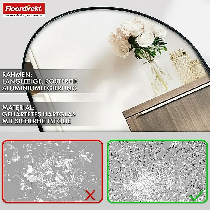 Floordirekt Wandspiegel - 40 x 150 cm