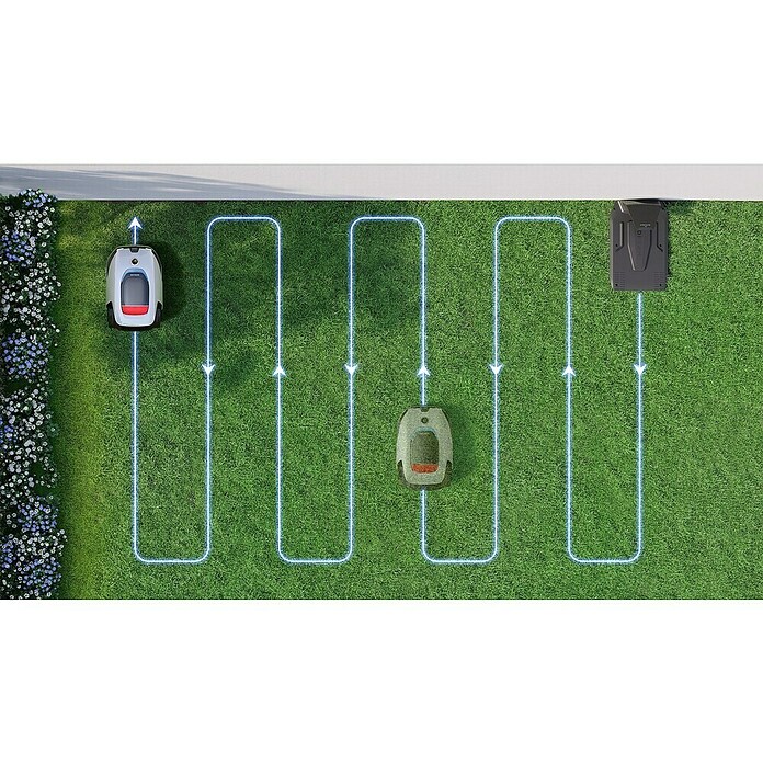 Dreame Robot cortacésped A2 2000 (2.000 m², Ancho de corte: 22 cm, Navegación por láser, LiDAR) | BAUHAUS