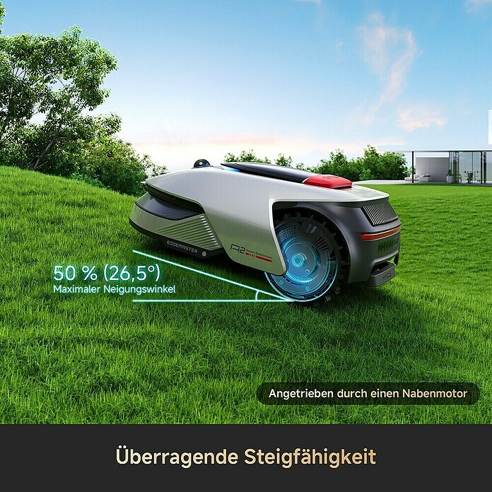 Dreame Mähroboter A2 2000 (2 000 m², Schnittbreite: 22 cm, Laser-gestützte Navigation, LiDAR) | BAUHAUS
