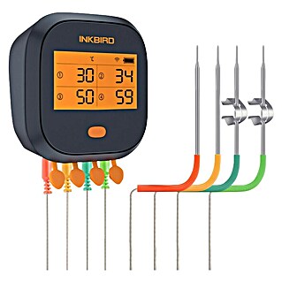 Termometar za roštilj INK BIRD INKBIRD WiFi IBBQ-4T (Mjeri temperature od 0 do 300 °C)