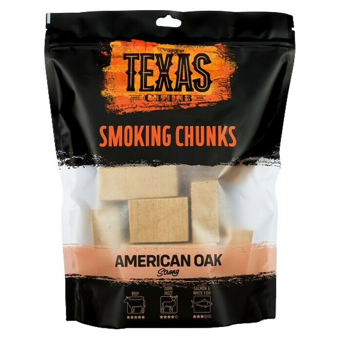Texas Club Drvene strugotine za dimljenje American Oak  (Drvo, 1 kg) | BAUHAUS