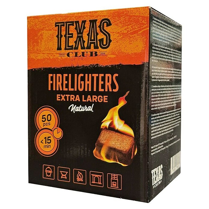 Texas Club Vžigalne kocke Texas Club XXL  (50 -del.) | 4106 - Anzünder | ICGB - Grillzubehör | ICG - Grillgeräte / Grillzubehör | IC - Freizeit im Garten | I - Stadtgarten | BAUHAUS